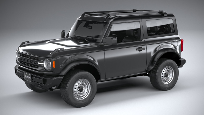 Bronco Base 2-door 2021 Modello 3D .c4d .max .obj .3ds .fbx .stl .blend
