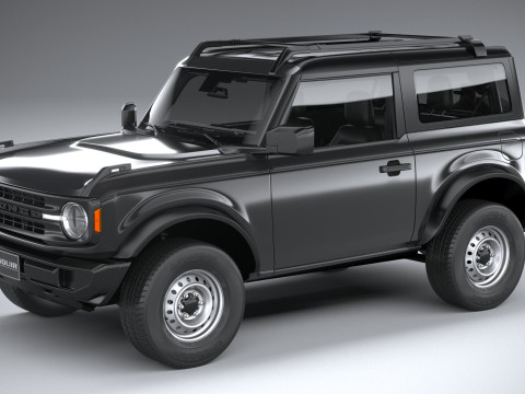 Bronco Base 2-door 2021 3D Model