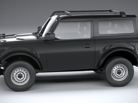 Bronco Base 2-door 2021 Modello 3D