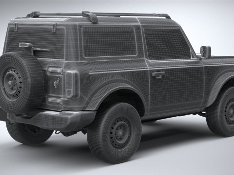 Bronco Base 2-door 2021 Modello 3D