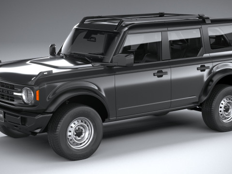 Bronco Base 4-Door 2021 Model 3D