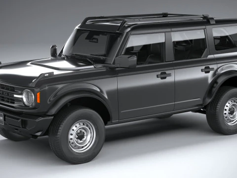 Bronco Base 4-Door 2021 3D Модель