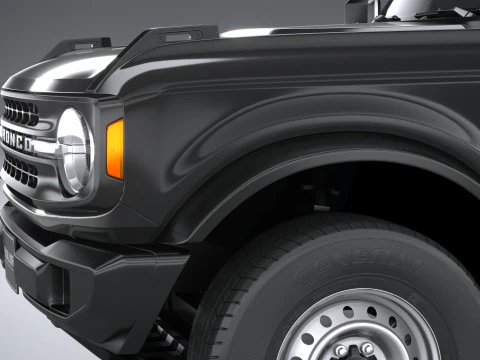 Bronco Base 4-Door 2021 3D Model