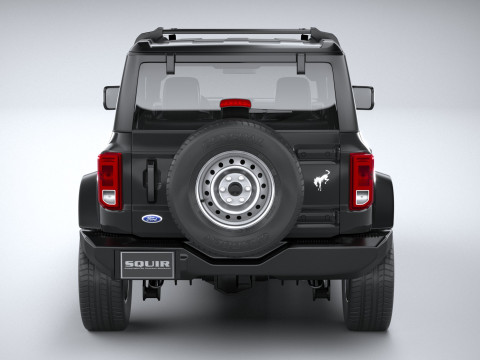 Bronco Base 4-Door 2021 3D मॉडल