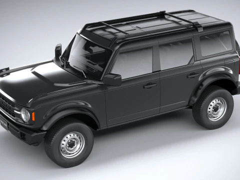 Bronco Base 4-Door 2021 3D Model