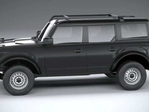 Bronco Base 4-Door 2021 3D Model