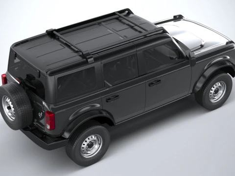 Bronco Base 4-Door 2021 3D Model