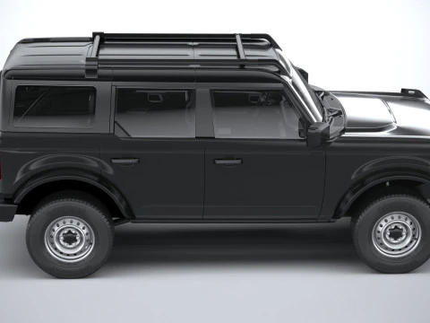 Bronco Base 4-Door 2021 3D Model