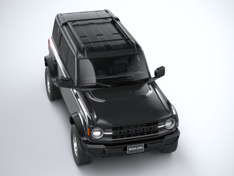 Bronco Base 4-Door 2021 3D मॉडल