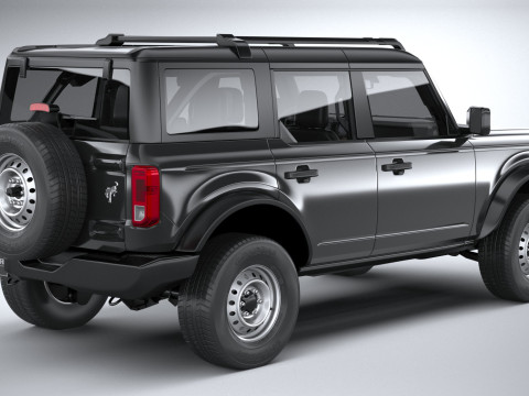 Bronco Base 4-Door 2021 3D मॉडल