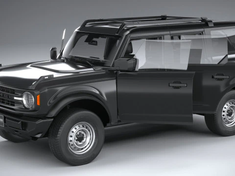 Bronco Base 4-Door 2021 3D Model