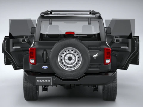 Bronco Base 4-Door 2021 3D Model