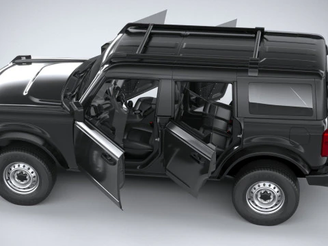 Bronco Base 4-Door 2021 3D Model