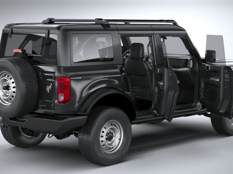 Bronco Base 4-Door 2021 3D Model