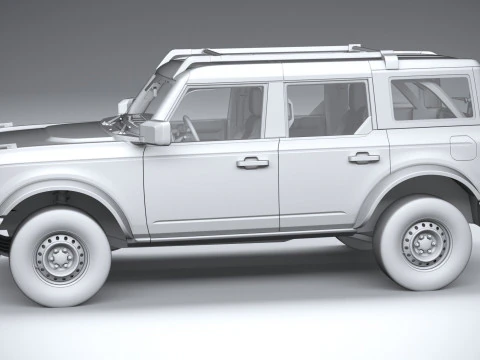 Bronco Base 4-Door 2021 3D Model