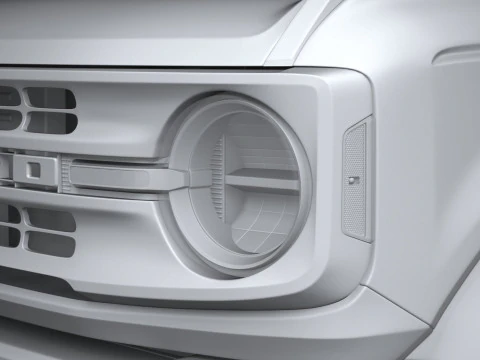 Bronco Base 4-Door 2021 3D Model