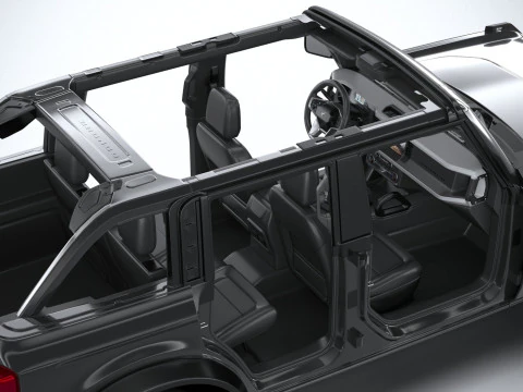 Bronco Base 4-Door 2021 3D Model