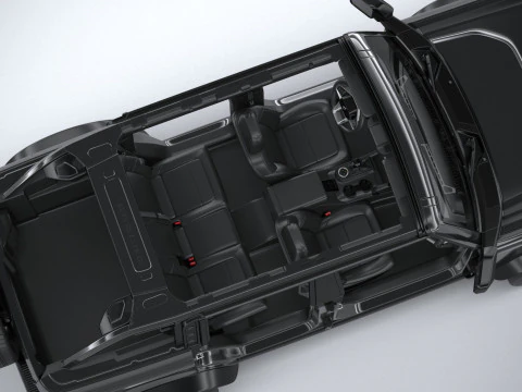 Bronco Base 4-Door 2021 3D Model
