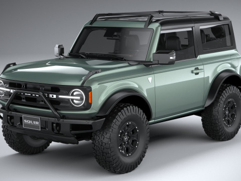Bronco First Edition 2-door 2021 3D-Modell