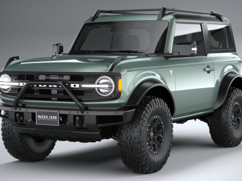 Bronco First Edition 2-door 2021 3D-Modell