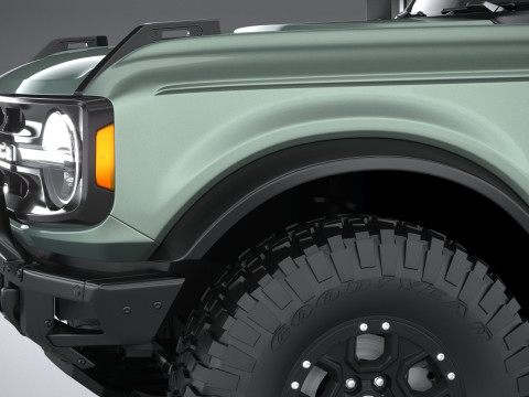 Bronco First Edition 2-door 2021 3D-Modell