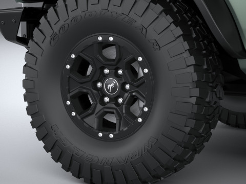 Bronco First Edition 2-door 2021 3D-Modell