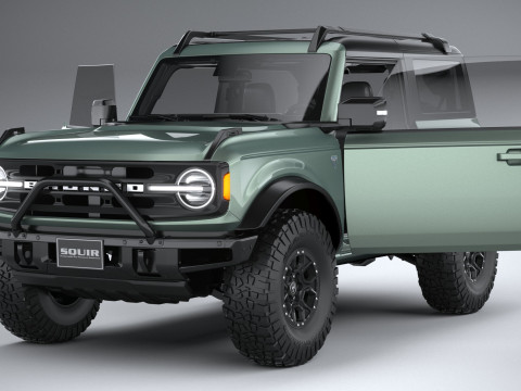 Bronco First Edition 2-door 2021 3D-Modell