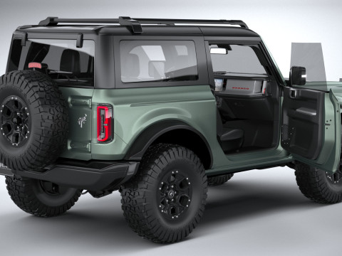 Bronco First Edition 2-door 2021 3D-Modell