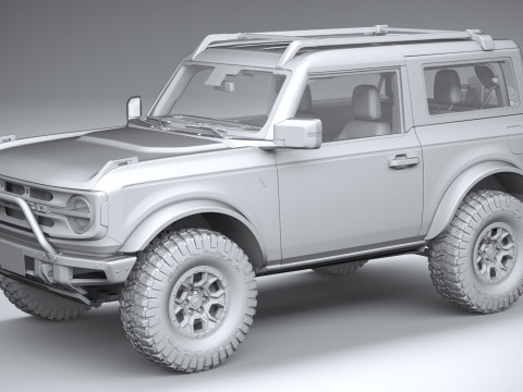 Bronco First Edition 2-door 2021 3D-Modell