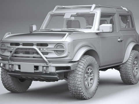 Bronco First Edition 2-door 2021 3D-Modell