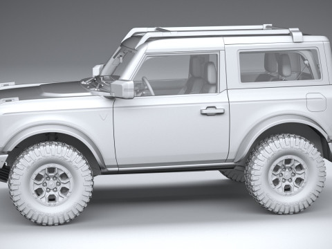 Bronco First Edition 2-door 2021 3D-Modell