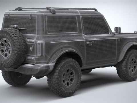 Bronco First Edition 2-door 2021 3D-Modell