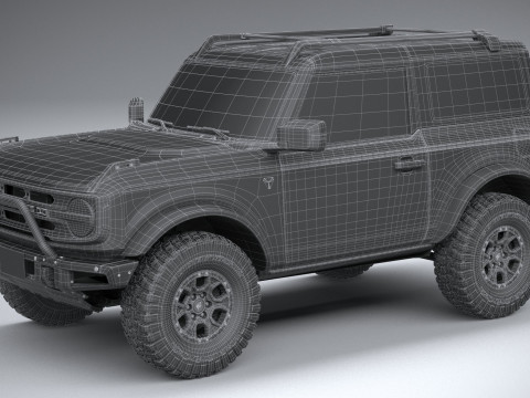 Bronco First Edition 2-door 2021 3D-Modell