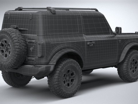 Bronco First Edition 2-door 2021 3D-Modell
