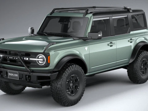 Bronco First Edition 4-door 2021 3D Model