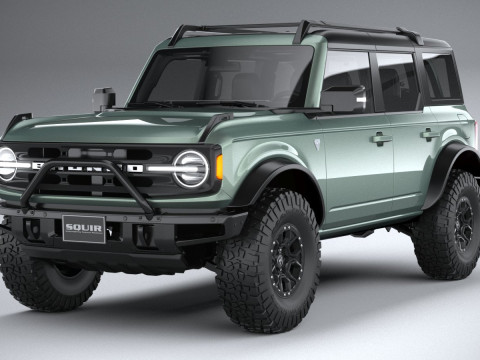 Bronco First Edition 4-door 2021 3D Model