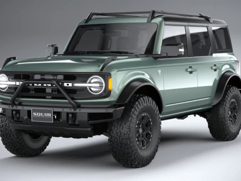 Bronco First Edition 4-door 2021 3D Model