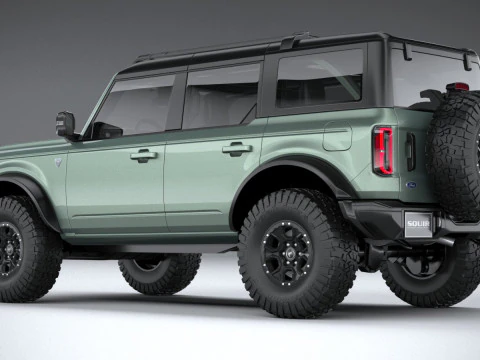 Bronco First Edition 4-door 2021 3D Model