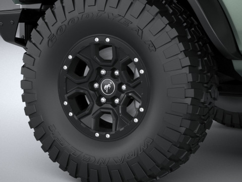 Bronco First Edition 4-door 2021 3D Model