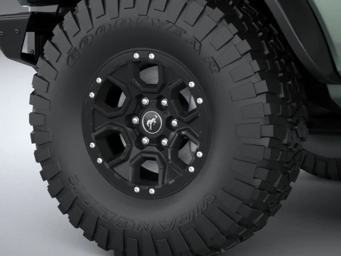 Bronco First Edition 4-door 2021 3D Model