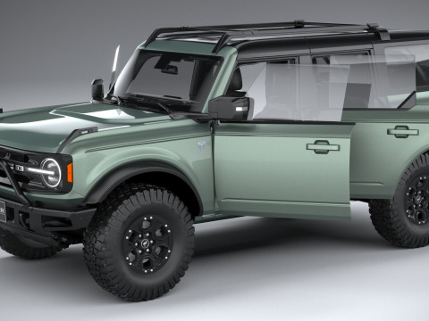 Bronco First Edition 4-door 2021 3D Model