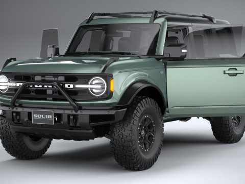 Bronco First Edition 4-door 2021 3D Model