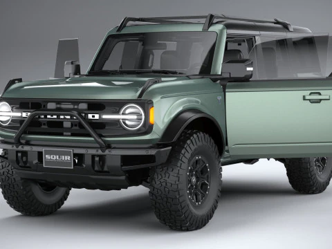 Bronco First Edition 4-door 2021 3D Model