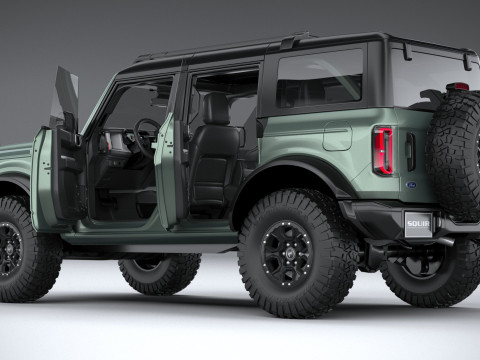 Bronco First Edition 4-door 2021 3D Model