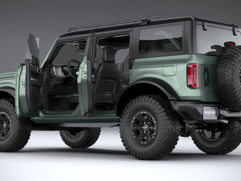 Bronco First Edition 4-door 2021 3D Model