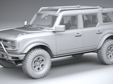 Bronco First Edition 4-door 2021 3D Model