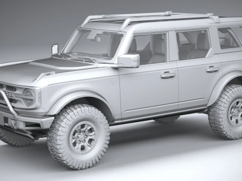 Bronco First Edition 4-door 2021 3D Model