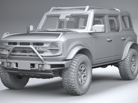 Bronco First Edition 4-door 2021 3D Model