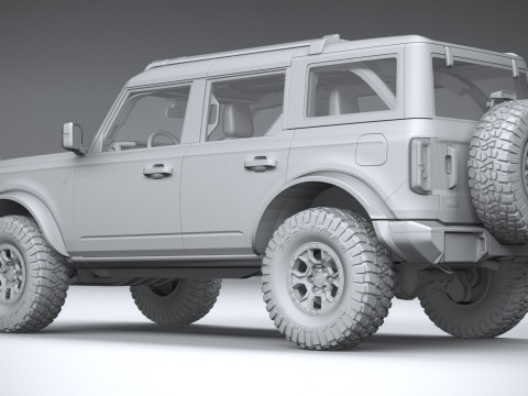 Bronco First Edition 4-door 2021 3D Model