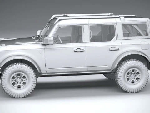 Bronco First Edition 4-door 2021 3D Model